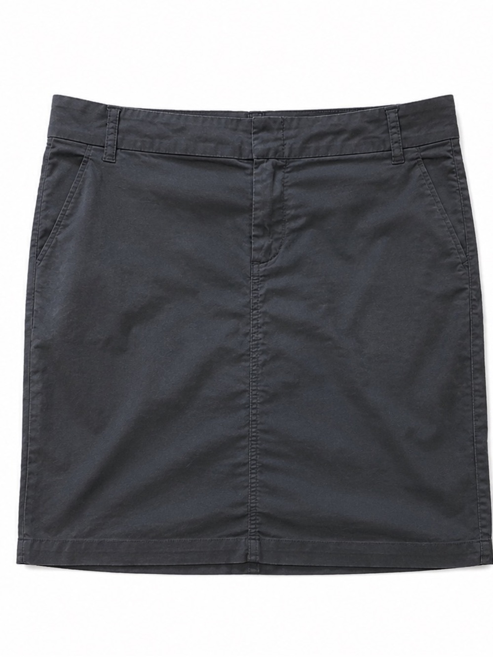 Kut From The Kloth Rose Pencil Skirt Black Stretch Cotton Career Skirt Size 10